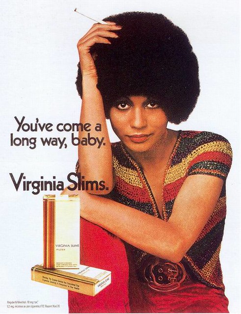 Virginia Slims Cigarettes ad, 1971
