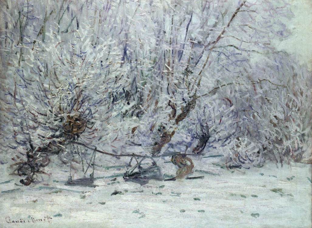 Frost by Claude Oscar Monet - 1885