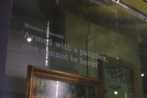 "Armed with a paintbox, one cannot be bored"