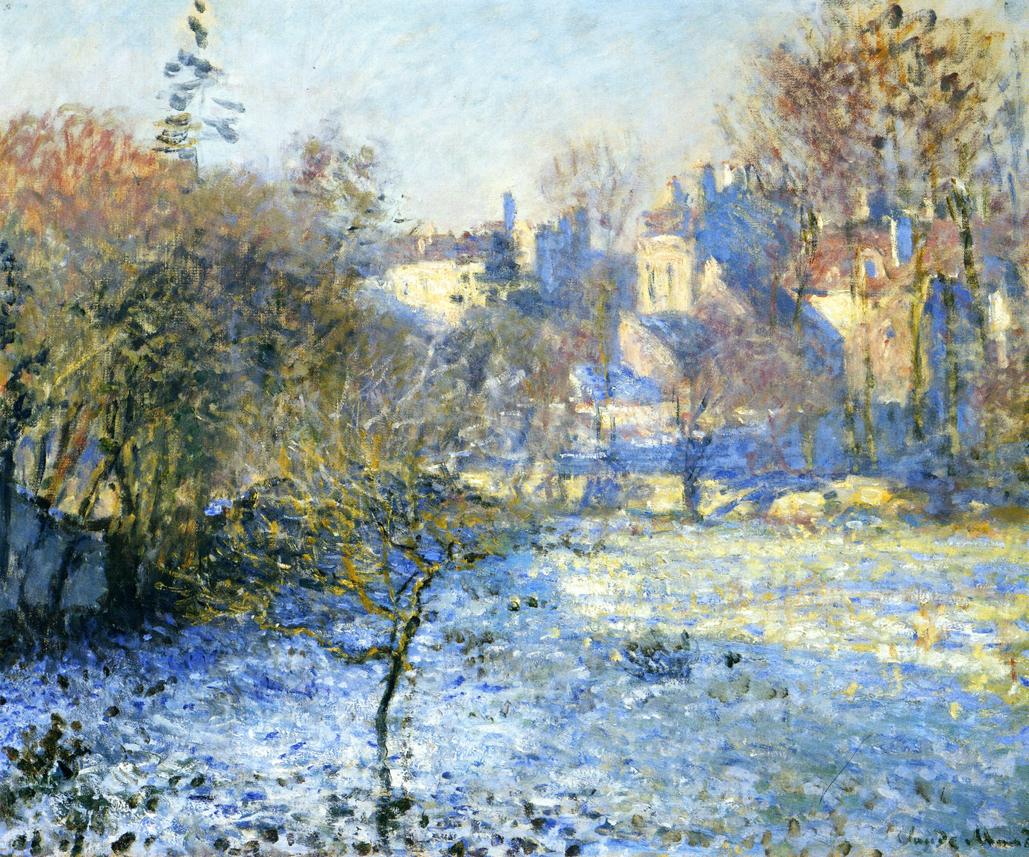 Frost by Claude Oscar Monet - 1875