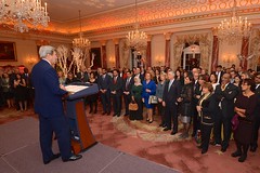 Secretary Kerry Delivers Remarks at the Diplomatic Corps Holiday Reception