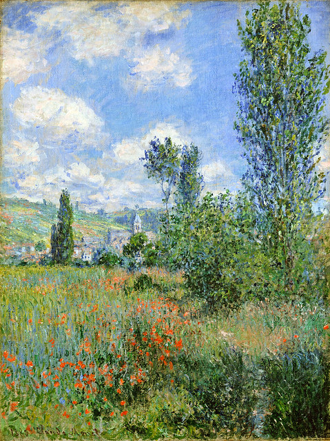 Lane in the Poppy Fields by Claude Monet, 1880