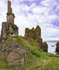 Castle Sinclair Girnigoe, northern Scotland.
