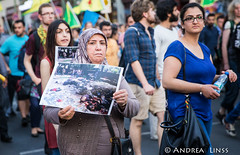 Suruç'taki katliamı protesto yürüyüşü / Protest gegen das Massaker in Suruç