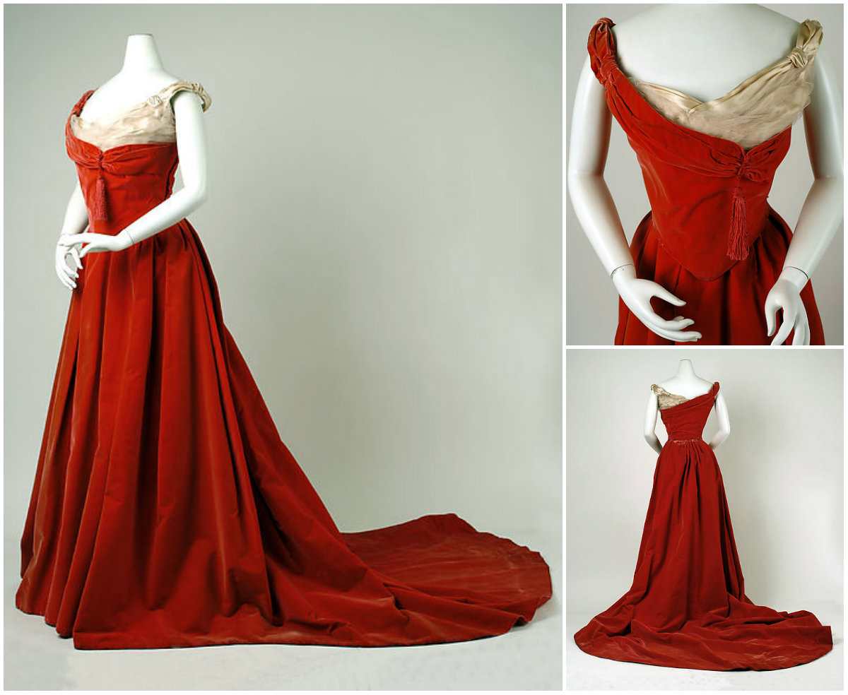 1900. Ball Gown. Silk. metmuseum