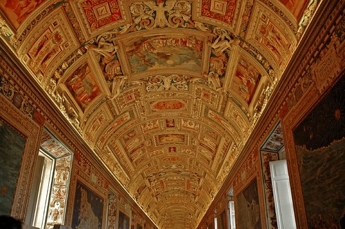 ceiling in the Gallery of Maps by Alida's Photos