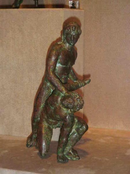 Allegorical Group of Triumphant Ptolemy Greek 2nd century BCE Bronze