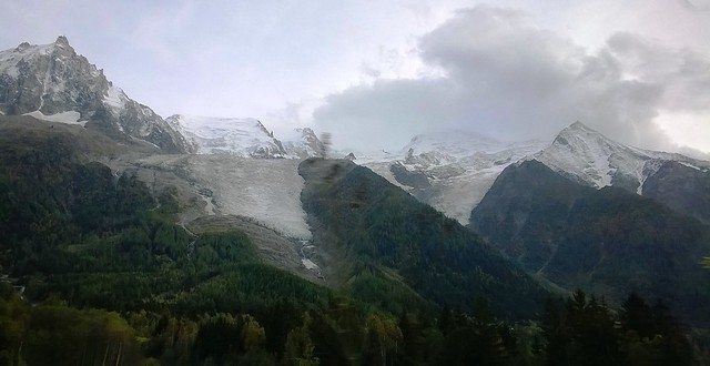 glacier near chamonix mont blanc