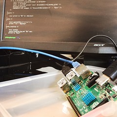 Geeking out with #raspberrypi