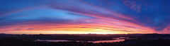 Canberra sunset panorana