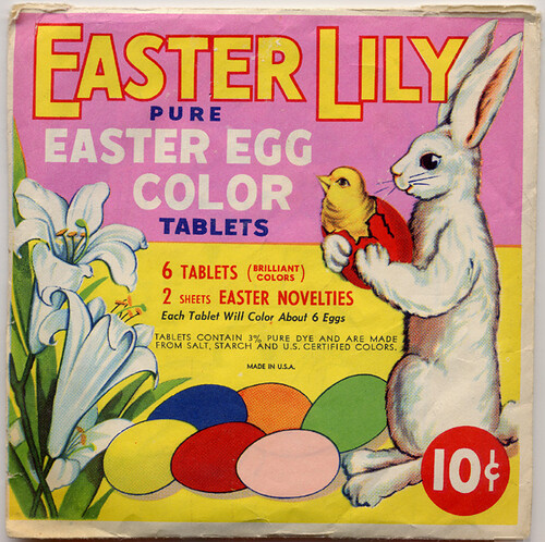 Easter Egg Color Tablets, 1940's by Roadsidepictures