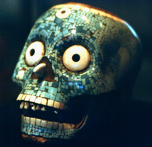 Mosaic Skull National Museum of Anthopology Mexico City