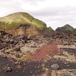 Walking in 40 year old lava fields