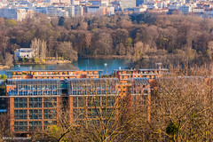 Lyon Cité internationale et Parc de la Tête d'Or depuis Caluire Mars 2014