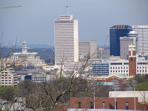 View of Downtown Nashville from Love Circle