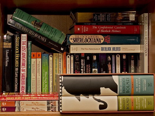 The Bookshelf of Sherlock Holmes by bcostin