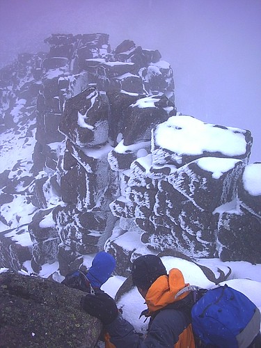 Fiacaill Ridge in Snow