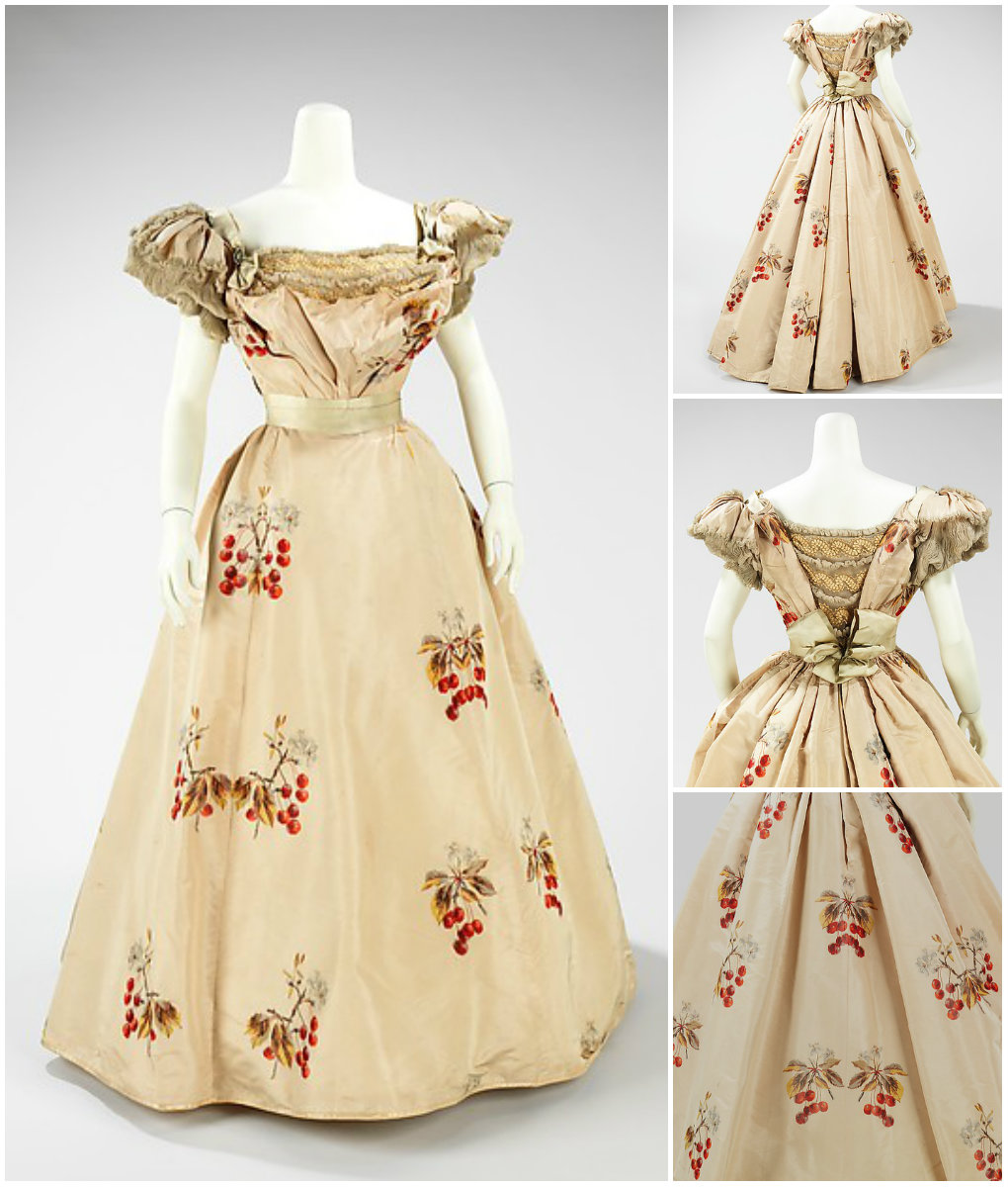 1898. Evening Dress. Silk, rhinestones. metmuseum