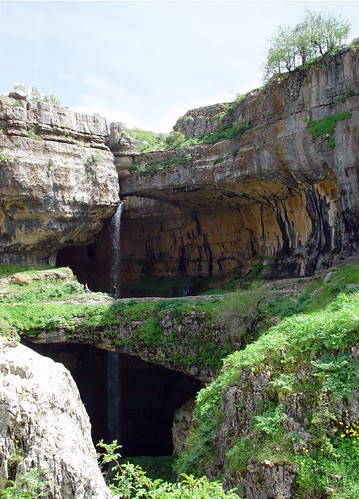 the waterfall, natural bridge and sinkhole/cave