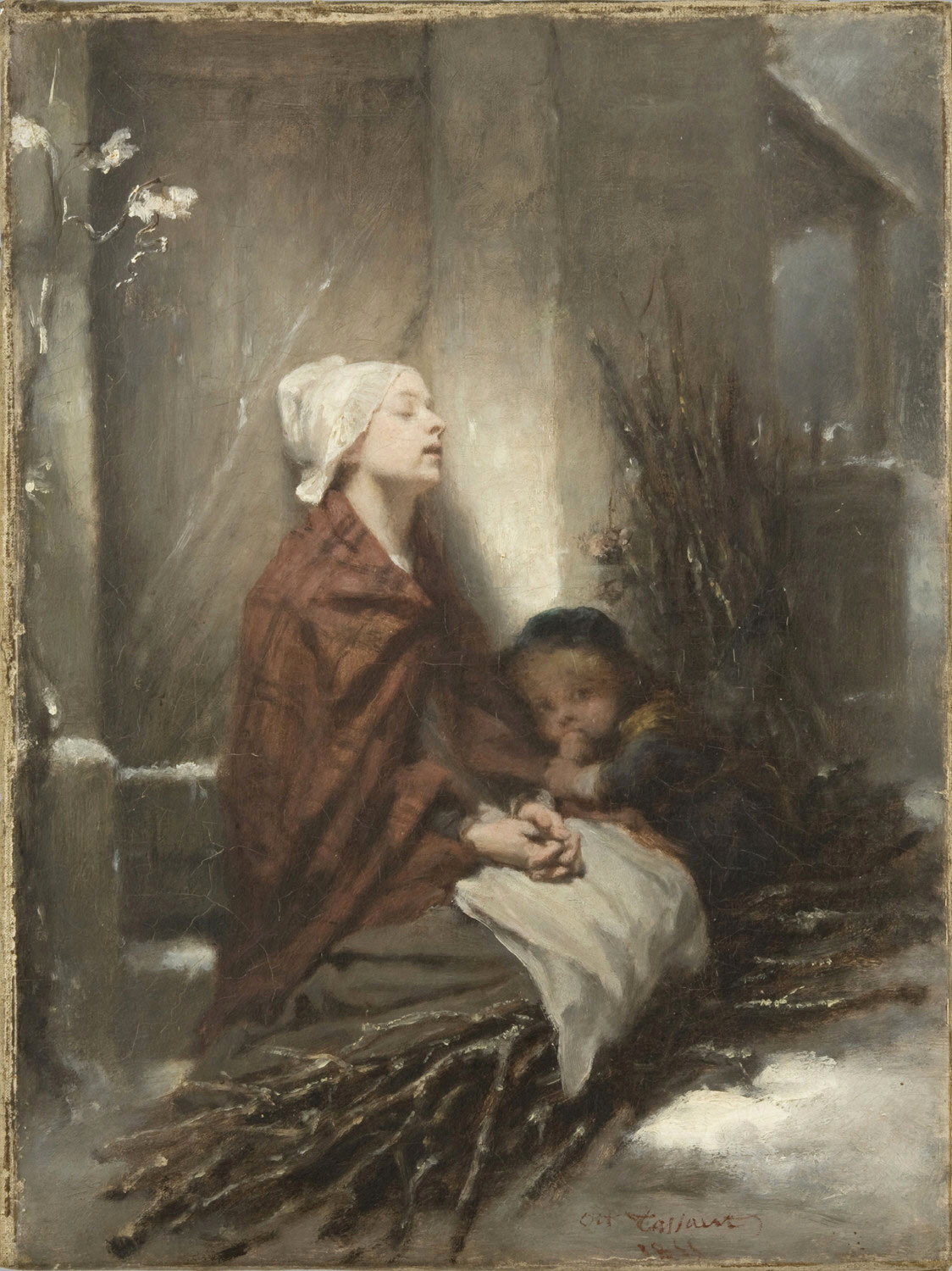 The Forlorn (Poor Children) by Octave Tassaert - 1855