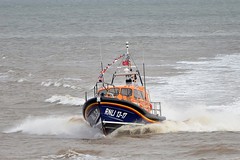 New Shannon-class Lifeboat arrives, Skegness Beach, 28th January 2017
