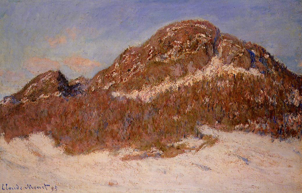 Mount Kolsaas by Claude Oscar Monet - 1895