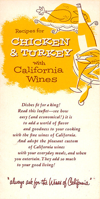 California Wines: Chicken & Turkey