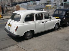 White London Taxi