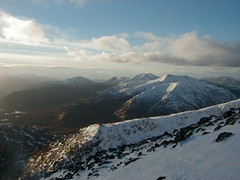Scottish Mountains In Winter