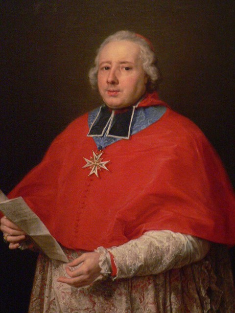 Cardinal Etienne Rene Potier De Gesvres by Pompeo-Girolamo Batoni 1758 Italy oil