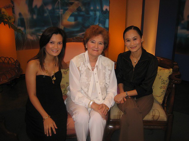 Wife of Russian Ambassador to Philippines and Lisa Macuja-Elizalde (Ballet Manila)