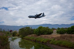 C-130 Landing at Santa Barbara