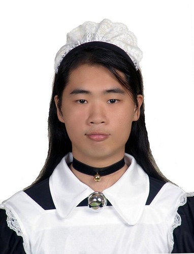 Chris in Maid costume 女僕服大頭照