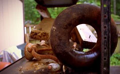 Rusty Innertube and Meat Grinder