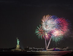 Statue Of Liberty Fireworks June 12, 2015