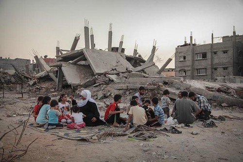 In Gaza, one year after Israel’s devastating assault, rubble is swept into piles and destroyed buildings are left half-standing. Gaza has been allowed only impossibly scant means for reconstruction, exacerbating the depredations wrought by eight years of