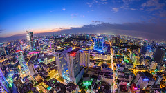 Saigon Skyline @ Fisheye