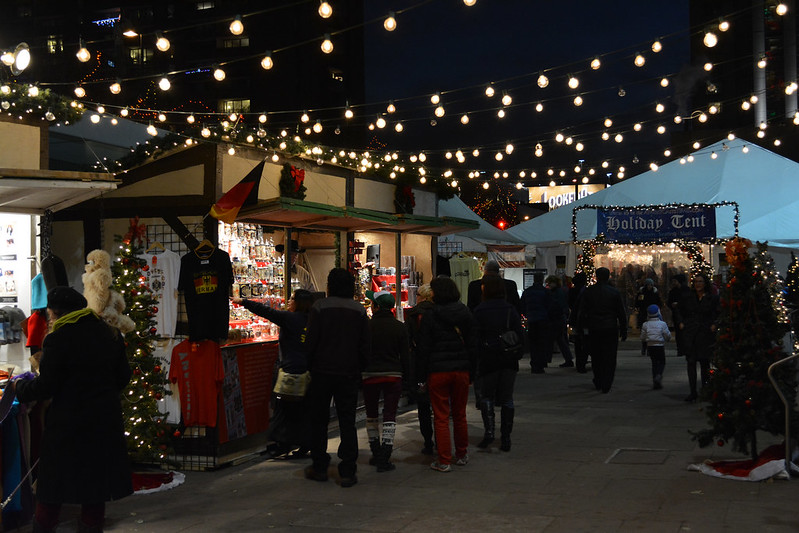 Christmas Market in Denver, Colorado. Credit Paul Iwancio