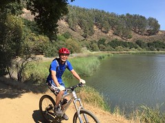 Bicycling at Lake Chabot on the Hottest Day of the Year 9-20-2015