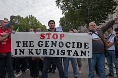 Kurds protest Turkish government - 11 September 2015
