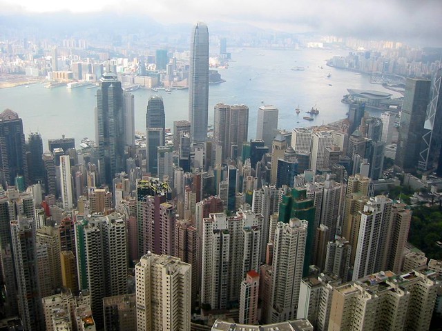 Victoria Peak view, Hong Kong, China