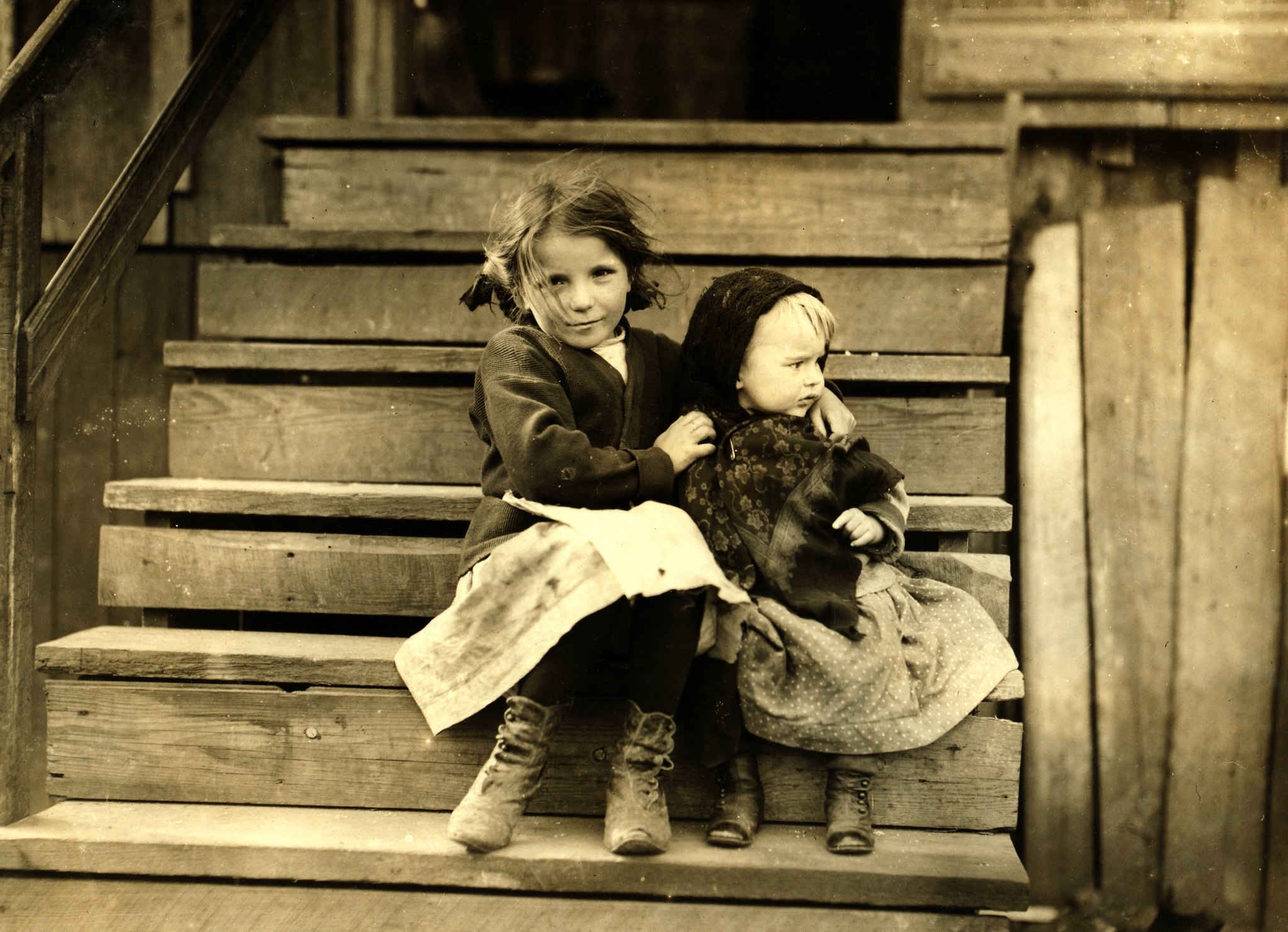 Little Julia Tending the Baby: Photography by Lewis Wickes Hine, 1911