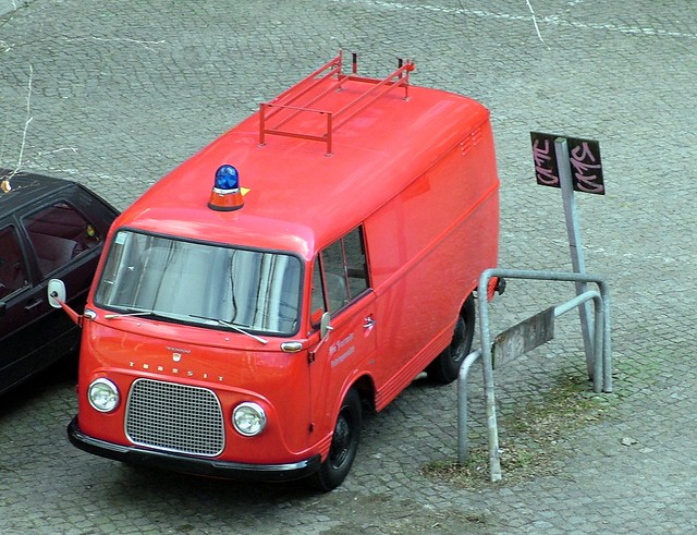 DSCF9653 Ford Taunus Transit Feuerwehr found in Eppendorf