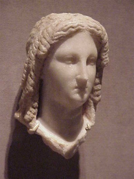 Head of Queen Arsinoe III Greek or Egyptian 217-203 BCE