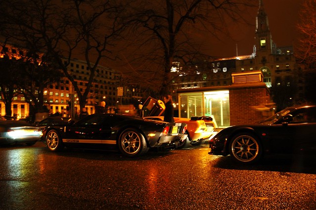Supercars In London A nice collection of cars on one of the Tunnel Runs