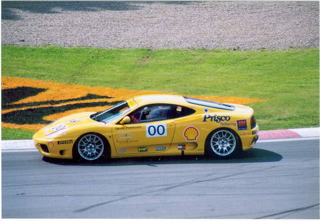 Yellow Double Oh Ferrari 360 Modena