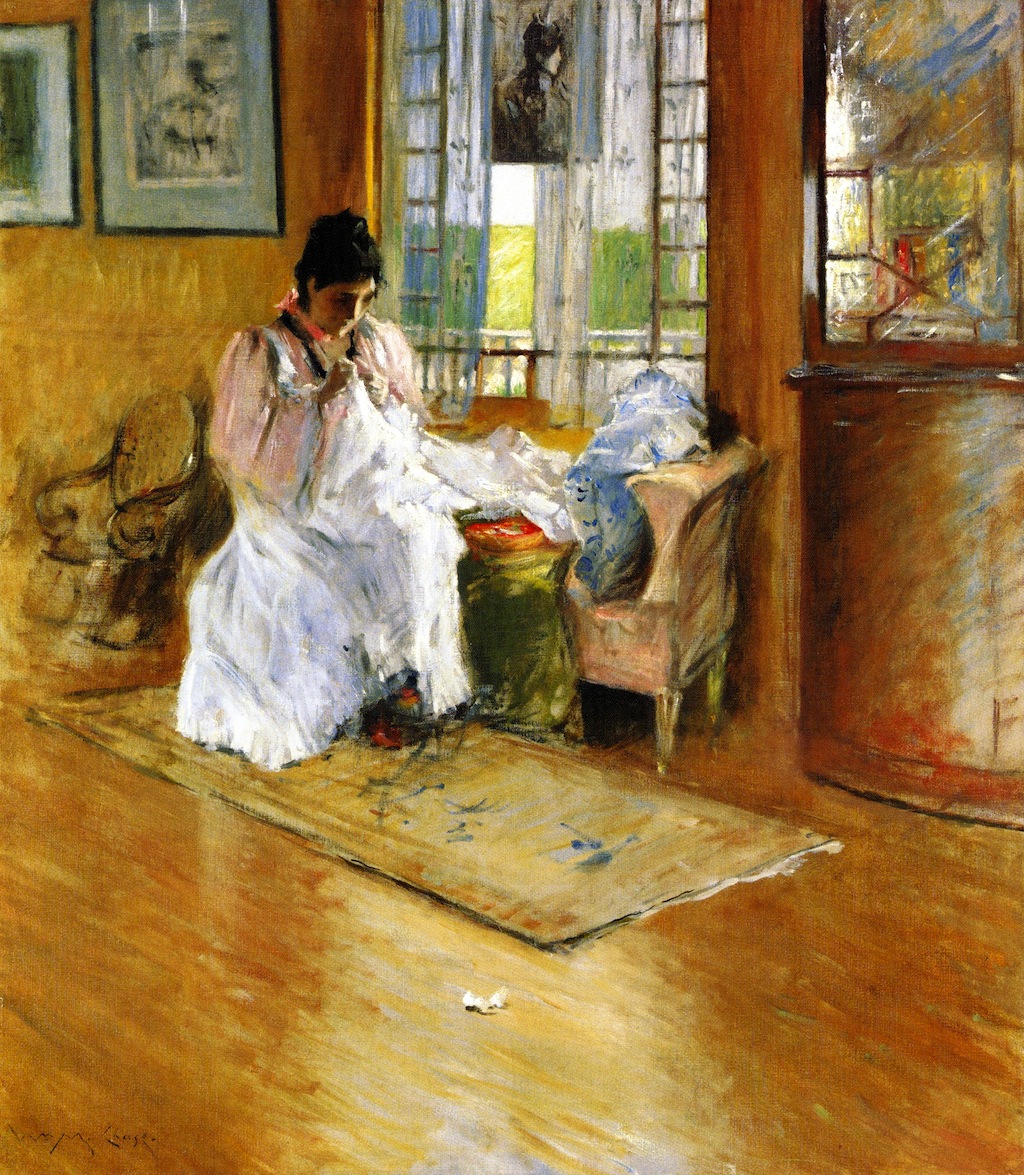 For the LIttle One (also known as Hall at Shinnecock) by William Merritt Chase, c.1895