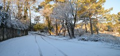 Neige Alès épisode neigeux surprise sur le bassin alésien/Ermitage 15/01/2017
