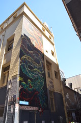 Dragon by Putos - Street art in Sniders Lane, Melbourne