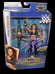 Autographed Mattel WWE ELITE COLLECTION HALL OF FAME Series Figures 